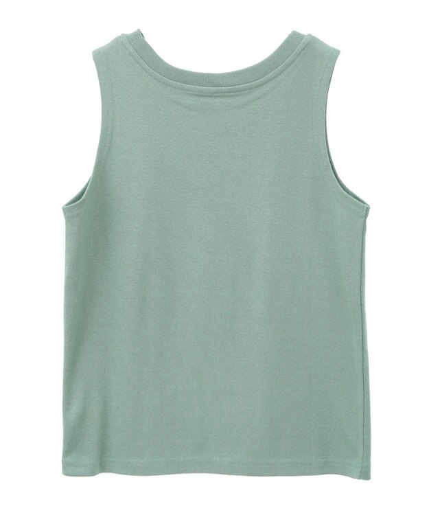 Green Parks ｍｉｆｆｙ／ワンポイント刺しゅうタンクトップ Khaki
