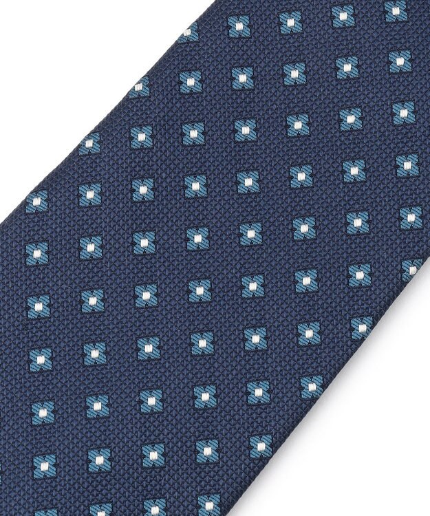 J.PRESS MEN 【VINTAGE JACQUARD COLLECTION】小紋柄 ネクタイ ネイビー系9
