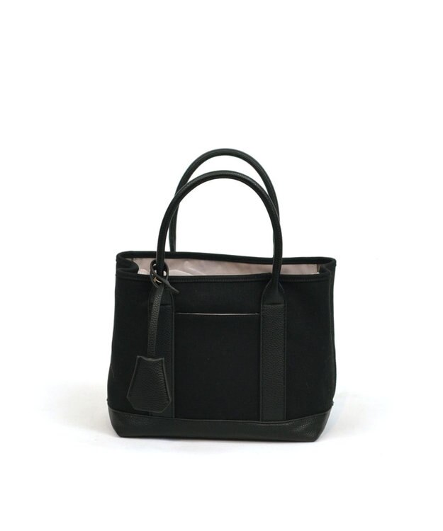 UNBILLION cachecache ショルダー付きパーテーションキャンバストートL ブラックブラック