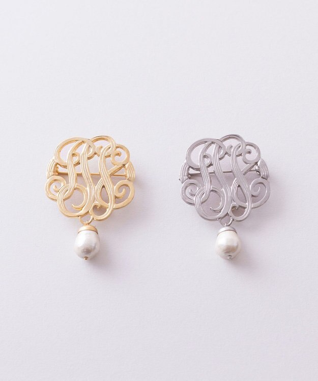 Pisceans ビンテージエンブレムブローチ マットゴールド