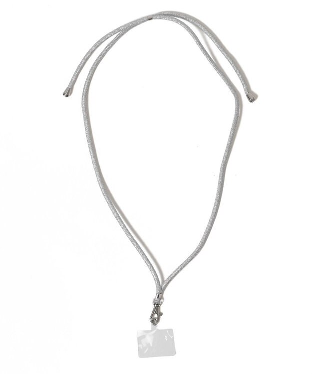 WEGO シート付きロープストラップ シルバー