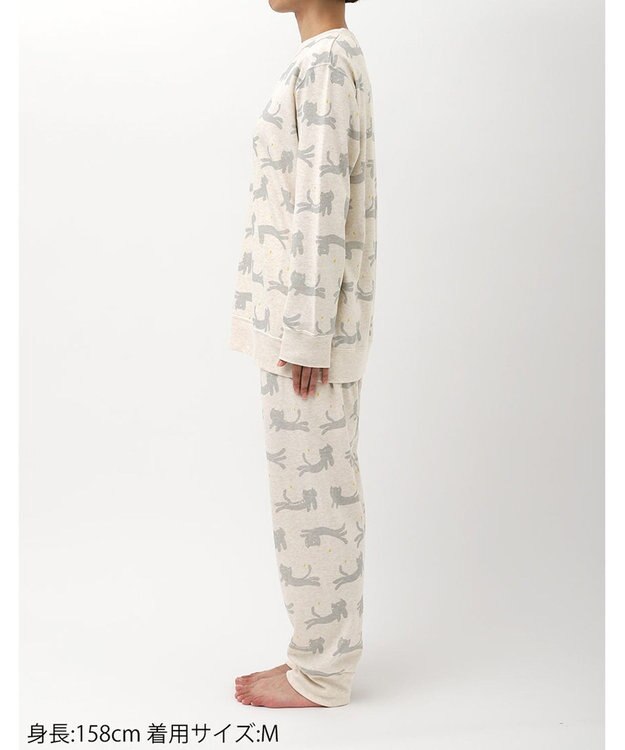tsumori chisato SLEEP ツモリチサト パジャマ 長袖 長ズボン 綿100%(本体) レディース UDX586 /ワコール アイボリー