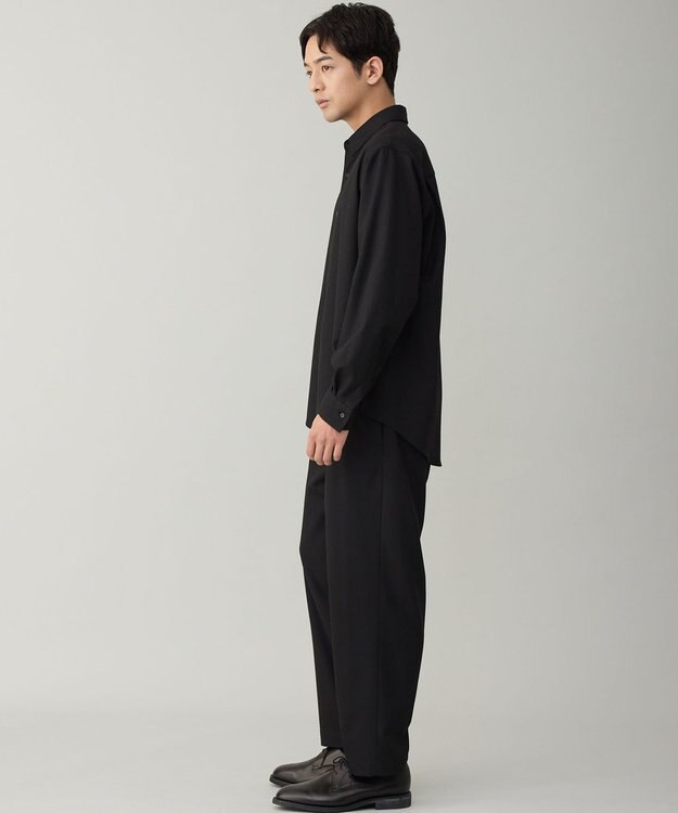 UNFILO MENS 【OCEANS 雑誌・web・YouTube 掲載】FLANNEL TOUCH シャツ ブラック