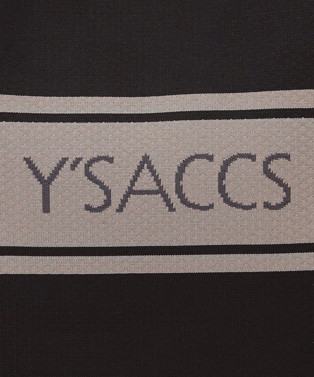 Y'SACCS ウォッシャブルニットトート large ブラック
