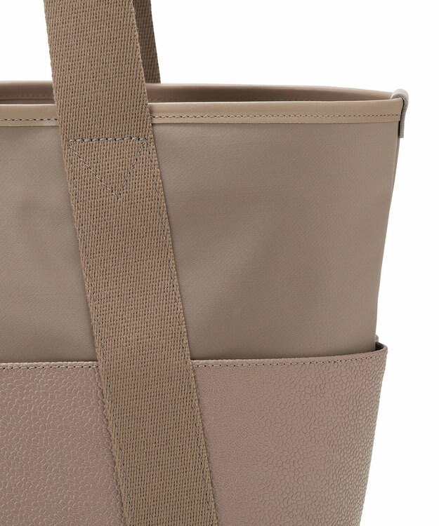 TOPKAPI 【Breath TOPKAPI】【TOPKAPI × 藤本美貴さんコラボ】スコッチグレイン 10ポケット トートバッグ L/マザーズバッグ/撥水 ミルクティ