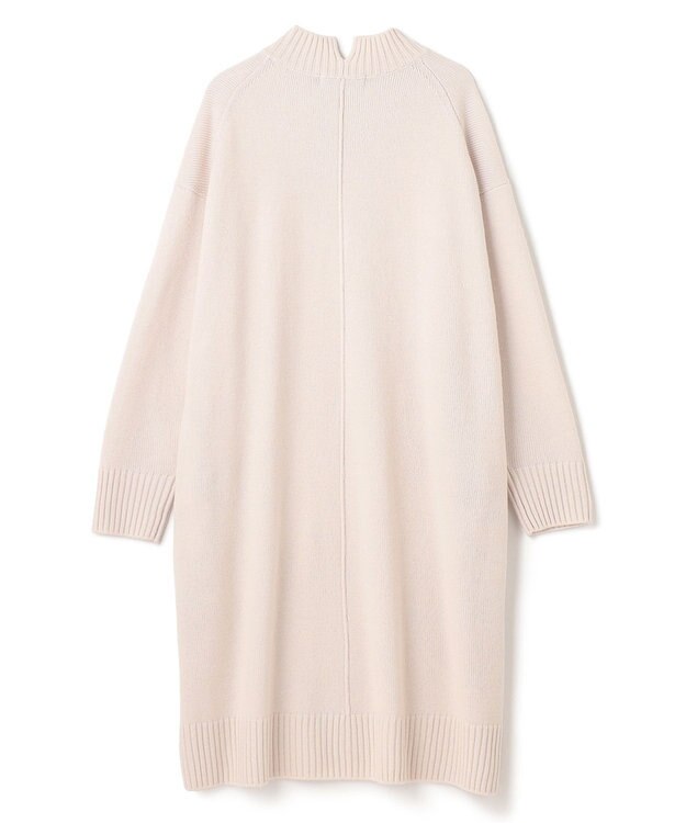 UNFILO 【洗える】チュニック ニットワンピース グレージュ