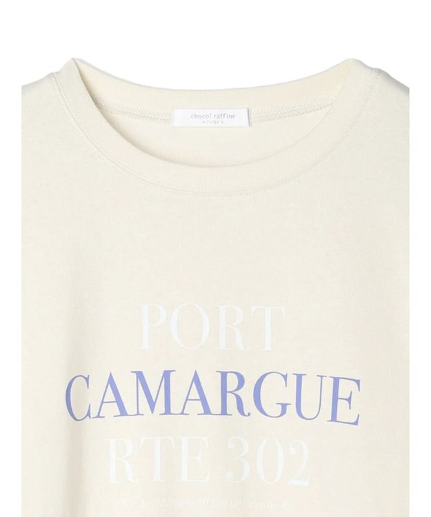 Green Parks ２色カラーロゴレギュラーＴシャツ Gray Beige