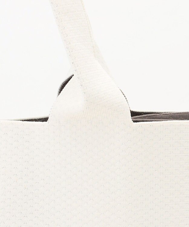 Y'SACCS ウォッシャブルニットトート large アイボリー