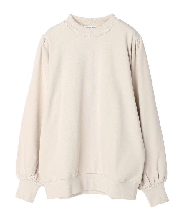 Green Parks 袖ギャザーボリューム裏毛プルオーバー Light Beige