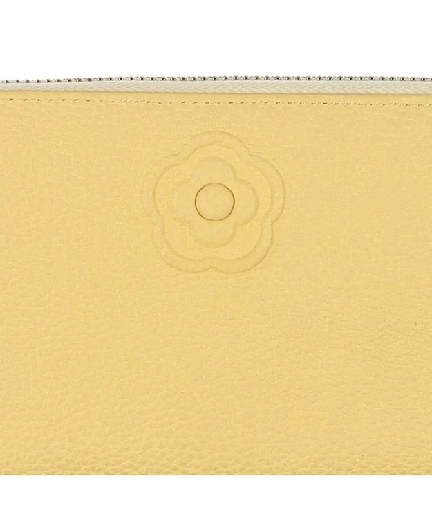 CLATHAS フィグ ラウンド長財布 クリーム