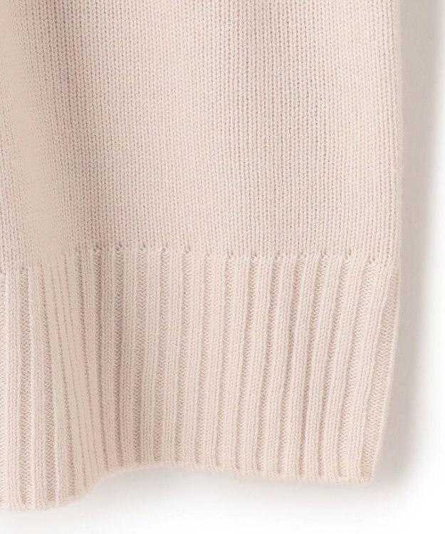 UNFILO 【洗える】チュニック ニットワンピース グレージュ