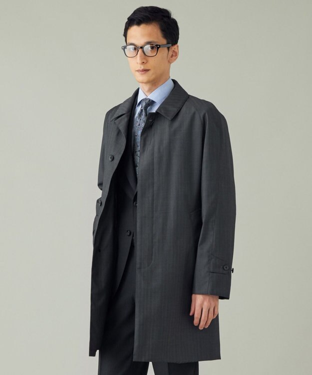 GOTAIRIKU 【DELFINO】MONTEBIANCO_ステンカラーコート グレー系8