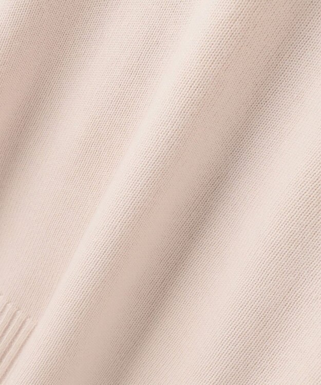 UNFILO 【洗える】チュニック ニットワンピース グレージュ