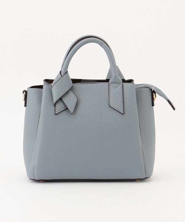 LA BAGAGERIE 【MONICA】リボンハンドルバッグ ブルー