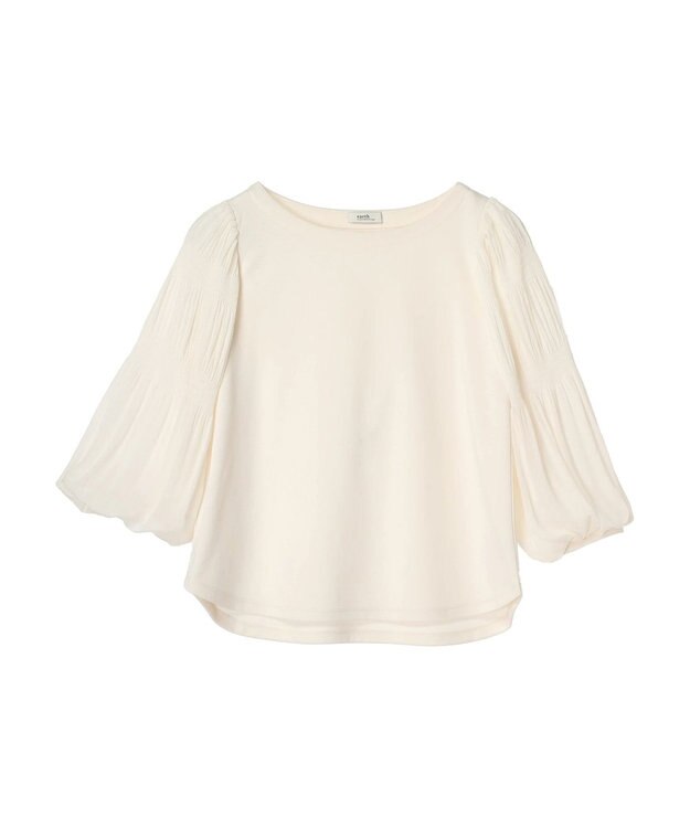 earth music&ecology マジョリカプリーツプルオーバー Off White