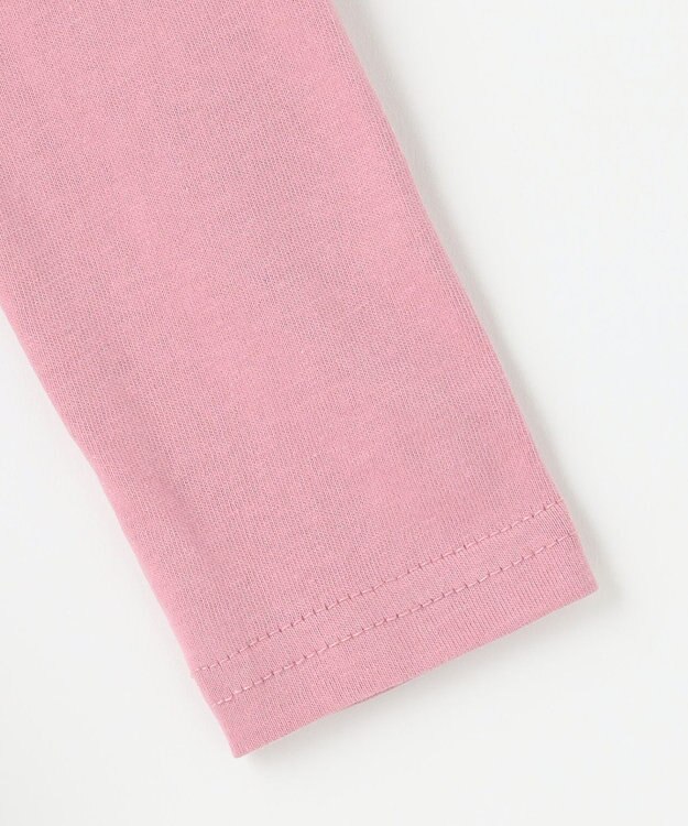 ANY KIDS 裾チュール 長袖 Tシャツ ピンク