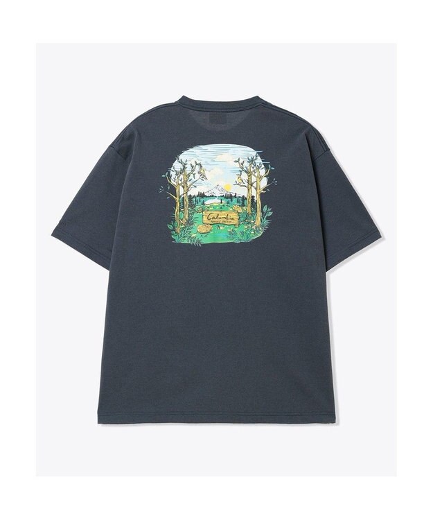 Columbia Columbia/ サンダーマウンテングラフィックショートスリーブTシャツ /コロンビア Collegiate Navy