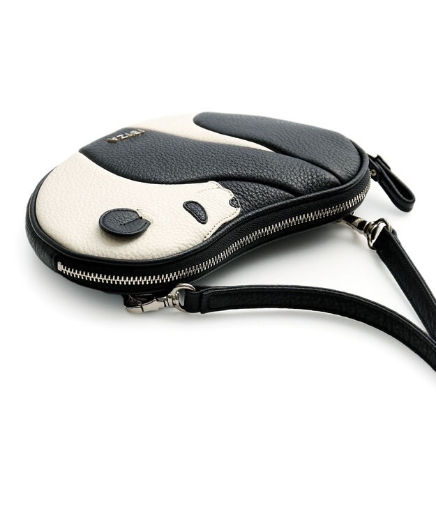 IBIZA アニマーダ　牛革　ポシェット（パンダ） 黒