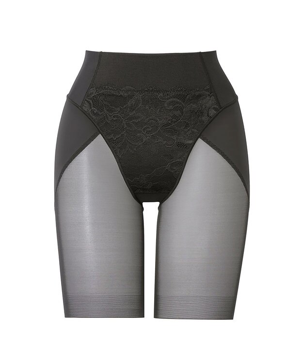 BRADELIS New York 【BRADELIS NewYork peace】　華やかレーシーガードル24 ブラック