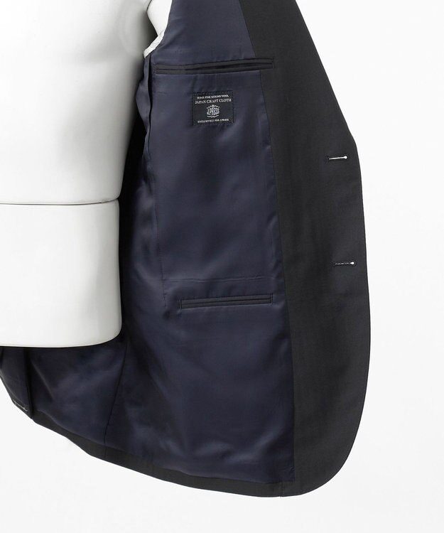J.PRESS MEN 【JAPAN CRAFT CLOTH】シャドーヘリンボーン スーツ/総裏 ネイビー系1