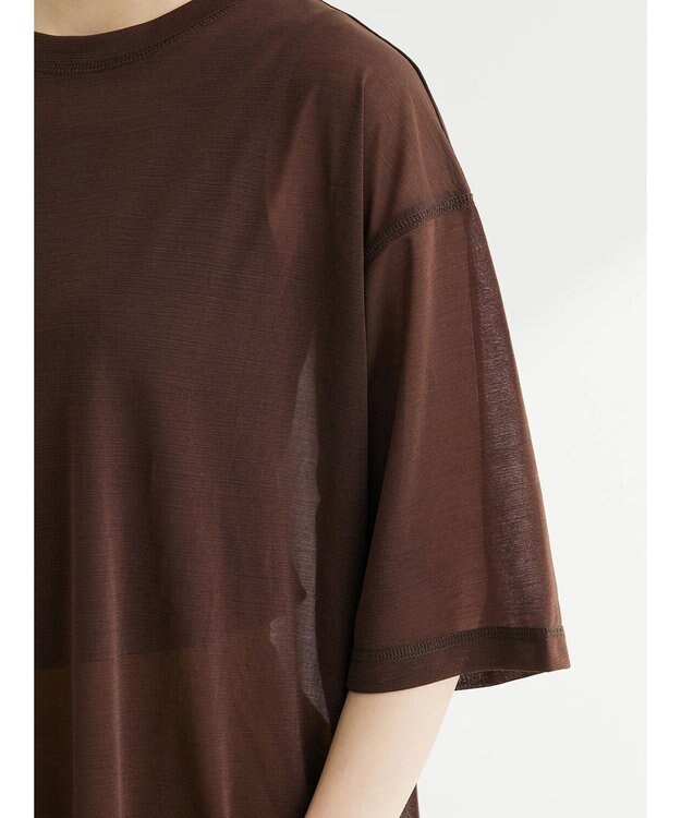 Green Parks シアーカットチュニック Brown