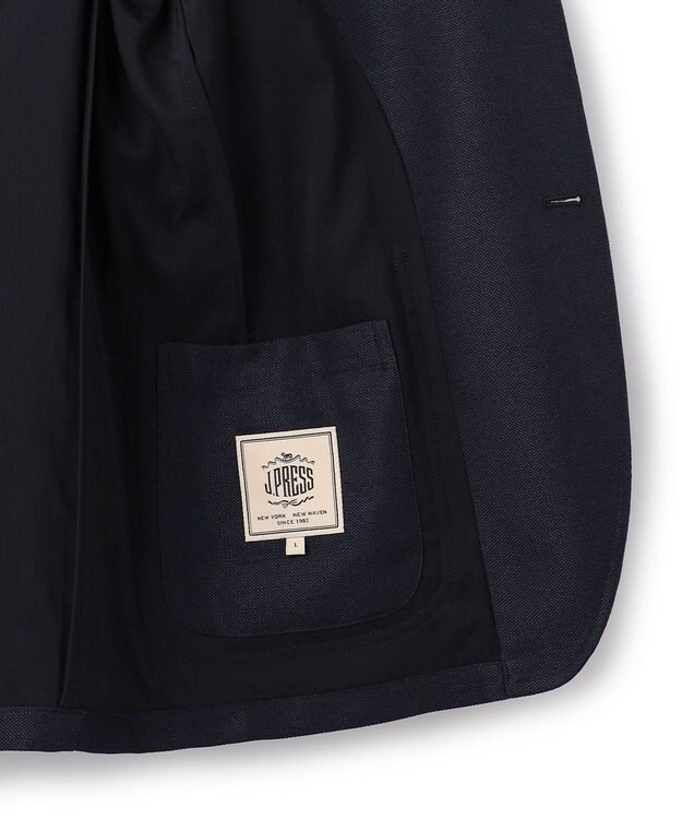 J.PRESS MEN 暑い中でも共にしたくなる理由がある【WEB限定】【吸水速乾 / 洗える / 超軽量 / ストレッチ】ブリーザブルレノクロス ジャケット ネイビー系