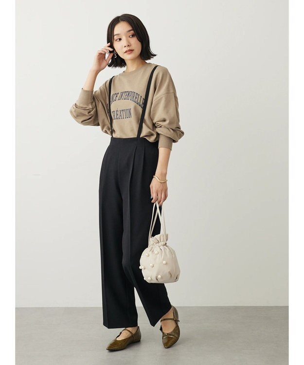 Green Parks ・ＫＯＳＳＯＲＥＣＯ　パール巾着ショルダー Light Beige