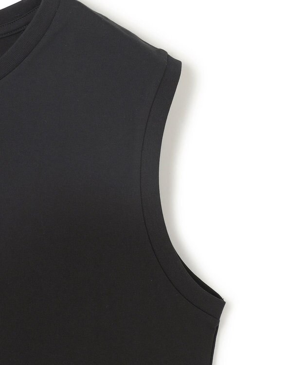 UNFILO MENS BASIC ノースリーブ カットソー ブラック