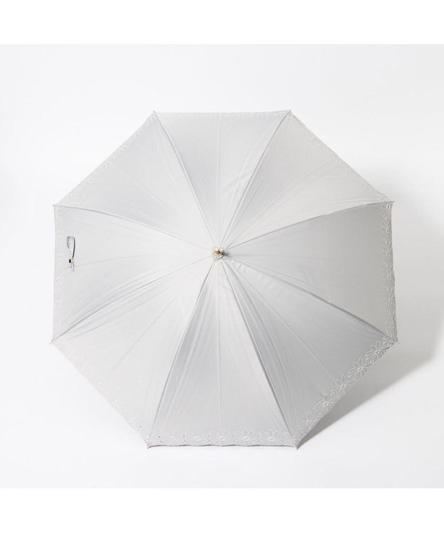 UNBILLION cache nez / フラワーボーラー刺繍ショートパラソル GY