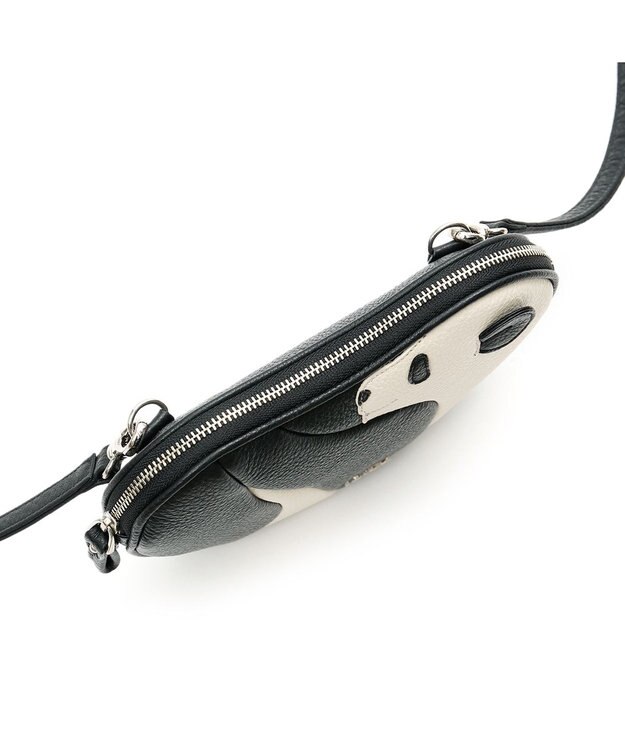 IBIZA アニマーダ　牛革　ポシェット（パンダ） 黒