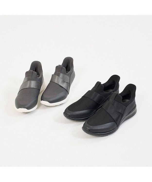 ing <ing>【レイン対応】スマートステップ イージーフィットスニーカー グレー