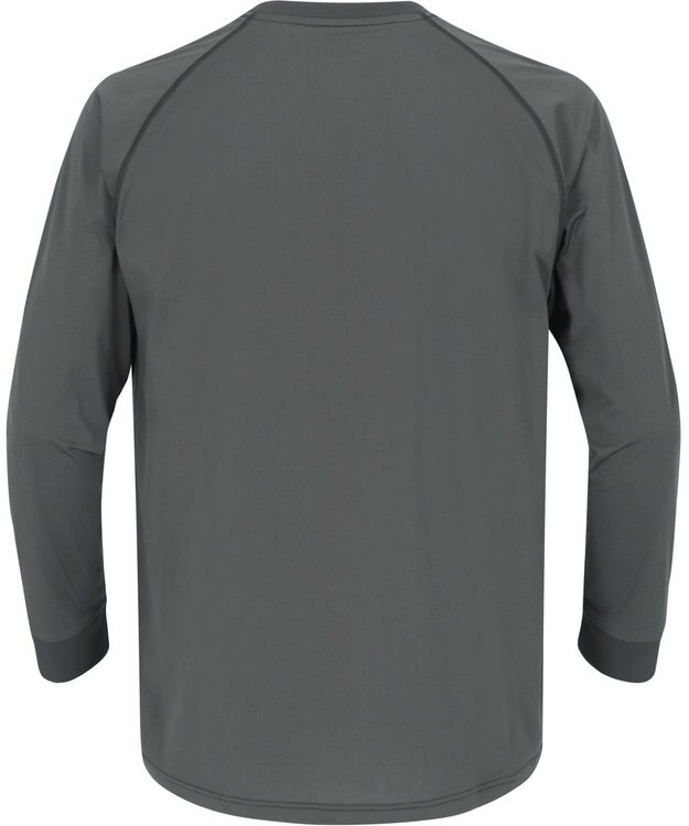 CW-X 【UNISEX】 CW-X トップス ハイゲージニットＴシャツ 長袖 Ｕネック UVカット率90%以上(本体) 吸汗速乾(本体) ユニセックス DLR179 /ワコール グレー