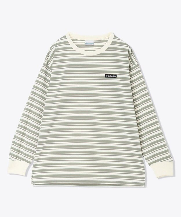 Columbia Columbia/ ウィメンズクラウドアベニューロングスリーブクルー /コロンビア Chalk Border