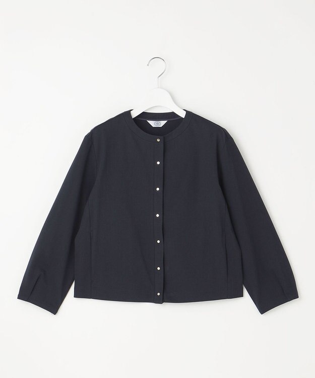 J.PRESS LADIES 【洗える・セットアップ対応】Tricot ジャケット カーディガン ネイビー系