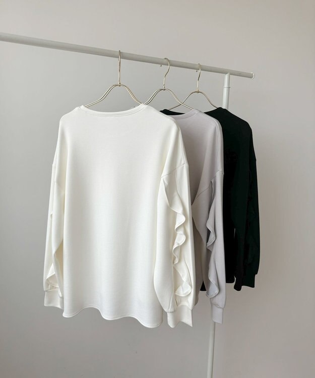 Feroux 【洗える】ダンボール プルオーバー アイボリー系