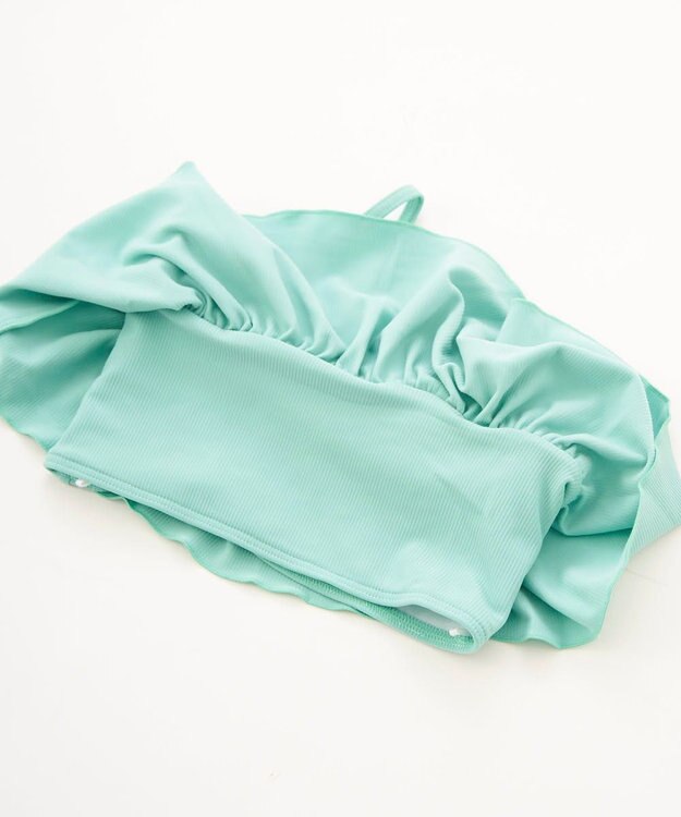 OP／FILA 【marie claire ENFANTS】ニットリブセパレート水着 ミント