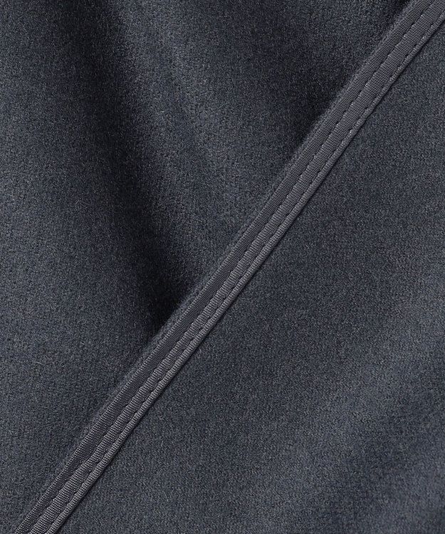 uncrave フランネル BIGカラーシャツ ブルーグレー