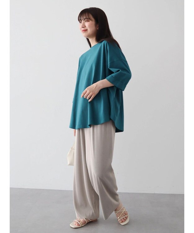 Green Parks インド綿 BIGサイズブロックロゴ半袖プルオーバー Green