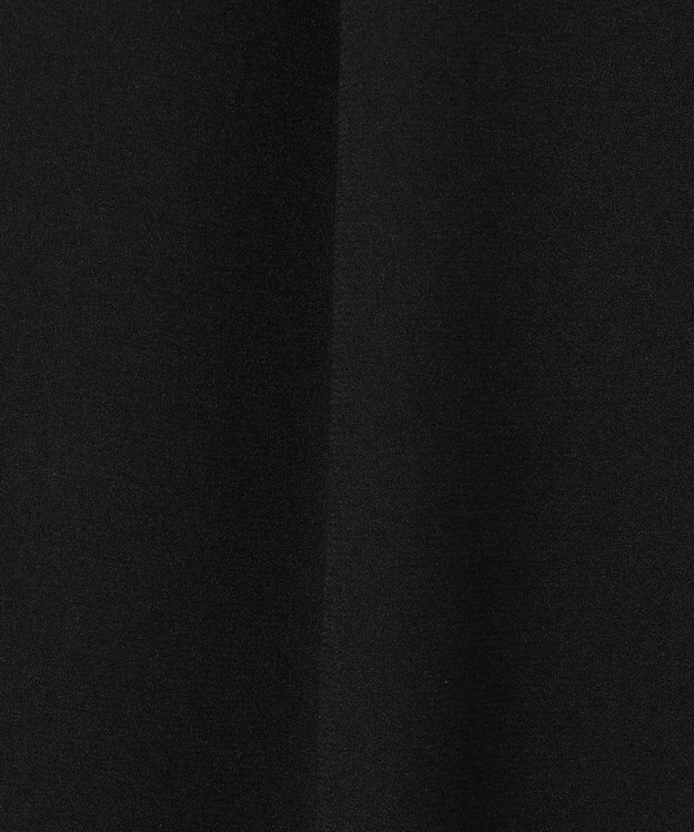 #Newans 【洗える】ジョーゼットテーパードパンツ ブラック系