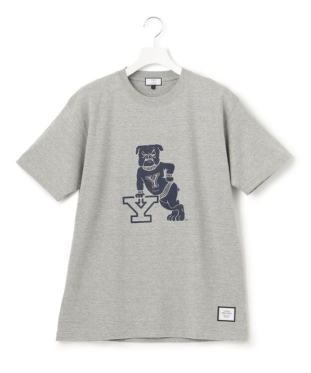 J.PRESS YORK STREET 【UNISEX】YALE × J.PRESS YORK STREET コラボTシャツ ライトグレー系