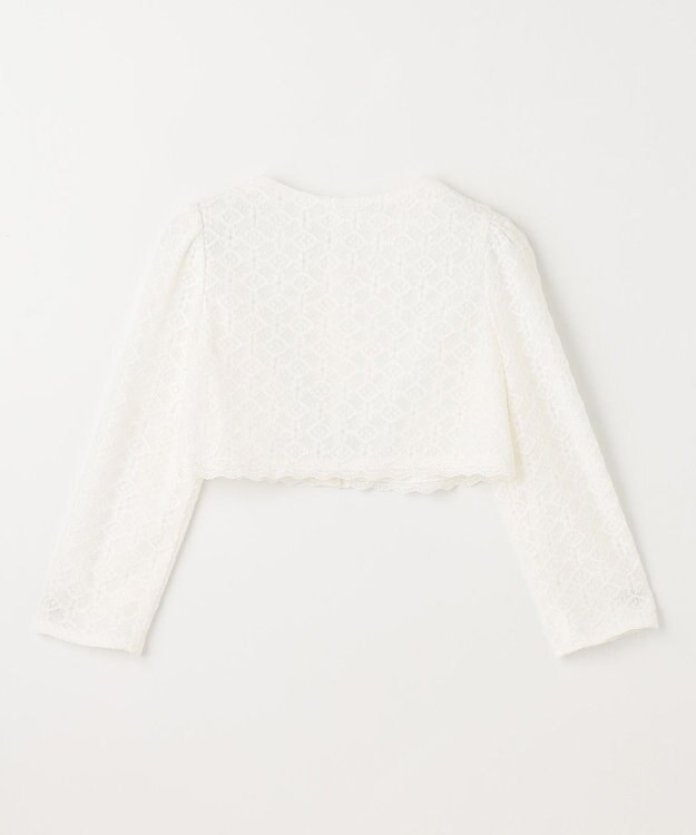 組曲 KIDS 【110-140㎝】レーシージャケット＆ワンピース セット ネイビー系