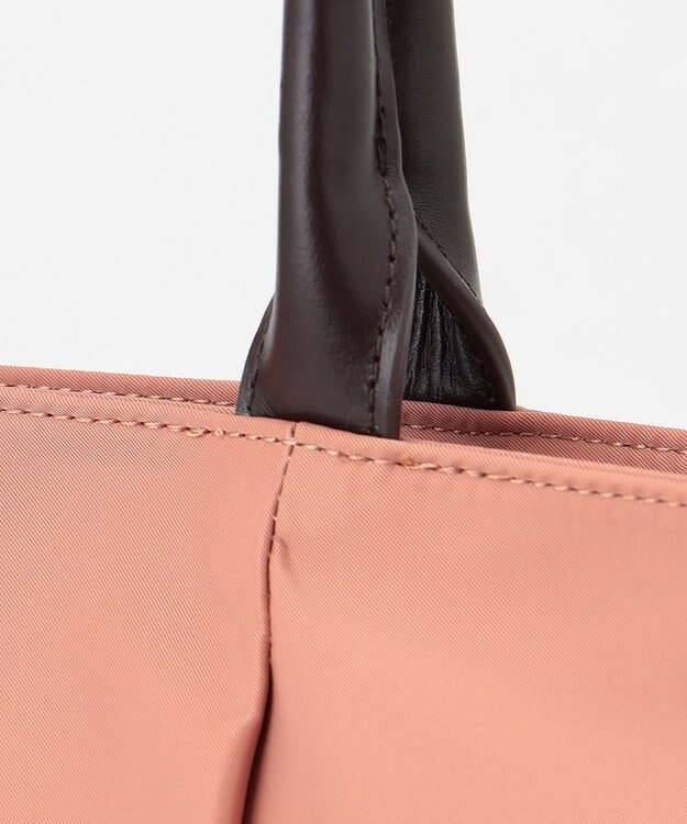 J.PRESS LADIES 【WEB限定カラーあり・A4サイズ収納可】 ナイロン トート バッグ ピンク系