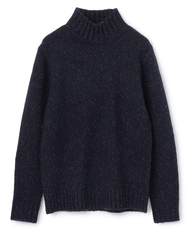 JOSEPH HOMME マルチノット　ハイネックニット ネイビー系