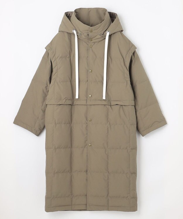 NAVE カスタムダウンコート カーキ系