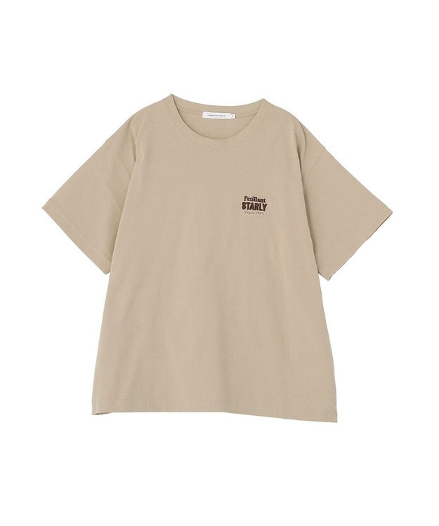 AMERICAN HOLIC STARLY 刺繍ロゴTシャツ Mocha