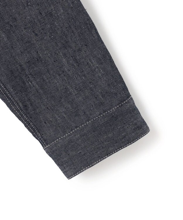 BEIGE， 【洗える】CUPHEA / アウトポケットジャケット Indigo