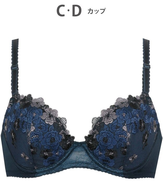 Wing 【ナチュラルアップブラ】 AA~Gカップ展開 ふっくら自然なまるみでバストアップ KB2060 ウイング／ワコール ダークブラウン