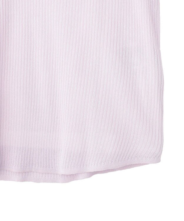 AMERICAN HOLIC 【2点セット】シアーリブヘンリーネックニット＋タンクトップ Purple