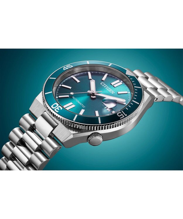 CITIZEN 【メカニカルウオッチ TSUYOSA】豊富なカラーバリエーションが人気の機械式腕時計 NJ0231-56L シルバー