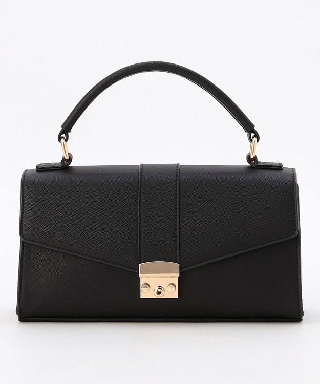 ANY SIS 【2WAY】トップハンドルショルダー バッグ ブラック